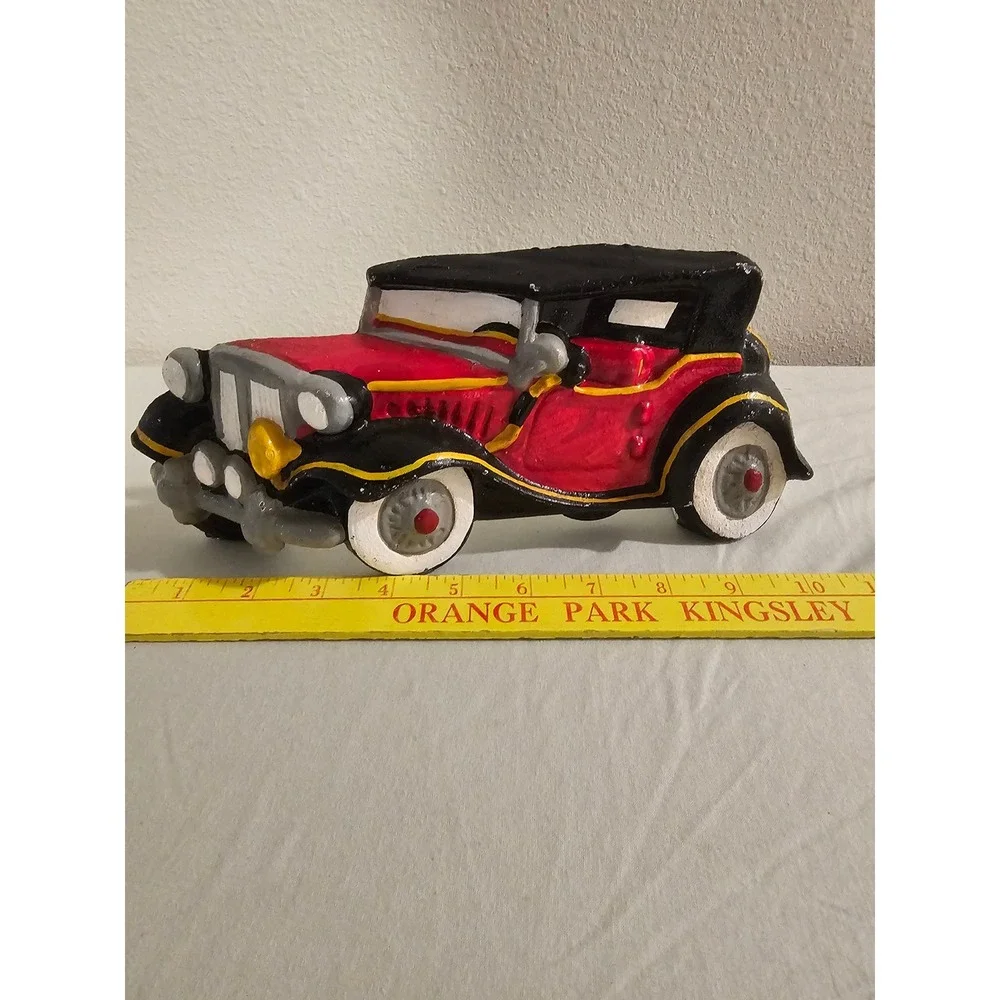 Big Arrow Cast Iron Red Vintage Car Doorstop Wall Decor